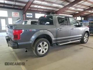 2018 Ford F-150 XL with VIN 1FTEW1EG1JFA53305, listed as a Copart auction lot 55466995 with 213,217 mi miles and Clean Title. Bid and sale history available at carsss.com. Image 3.