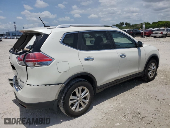 2016 Nissan Rogue SV z VIN KNMAT2MV3GP639245, wystawiony jako Copart lot #58934285 z przebiegiem 100 215 mil mil oraz Szkoda całkowita • Salvage title. Historia ofert i sprzedaży dostępna na DreamBid. Obrazek 3.