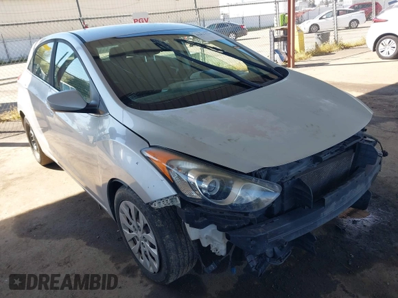 2017 Hyundai Elantra GT with VIN KMHD35LH2HU380871, listed as a IAAI auction lot 41827531 with 118,027 mi miles. Bid and sale history available at carsss.com. Image 1.