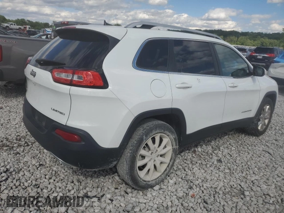 2016 Jeep Cherokee Limited with VIN 1C4PJMDS3GW310598, listed as a Copart auction lot 57182065 with 123,602 mi miles and Salvage title. Bid and sale history available at DreamBid. Image 3.