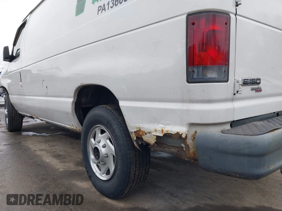 2005 Ford Econoline Cargo with VIN 1FTNE24W95HB25640, listed as a IAAI auction lot 41335337 with 183,045 mi miles. Bid and sale history available at carsss.com. Image 16.