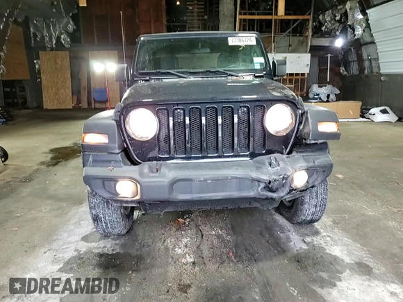 2021 Jeep Wrangler Willys with VIN 1C4HJXAGXMW627781, listed as a Copart auction lot 73306724 with 28,633 mi miles and Salvage title. Bid and sale history available at DreamBid. Image 12.