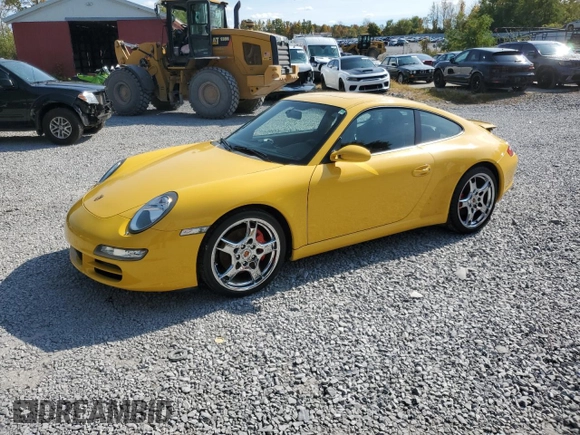 2005 Porsche 911 Turbo S with VIN WP0AB29995S741903, listed as a Copart auction lot 74755524 with 73,199 mi miles and Salvage Title. Bid and sale history available at carsss.com. Image 1.