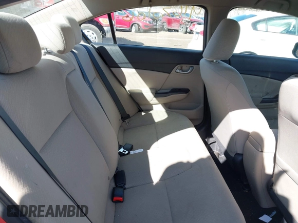 2013 Honda Civic LX z VIN 19XFB2F51DE085415, wystawiony jako IAAI lot #41670106 z przebiegiem 98 683 mil mil oraz . Historia ofert i sprzedaży dostępna na DreamBid. Obrazek 8.
