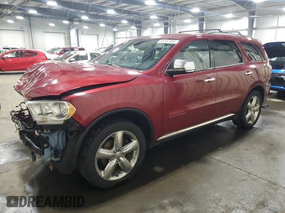2013 Dodge Durango Citadel с VIN 1C4RDJEG3DC677586, выставлен на аукционе Copart как лот 55267455 с пробегом 237 031 миль миль и На запчасти • Non repairable. История ставок и продаж доступна на DreamBid. Изображение 1.