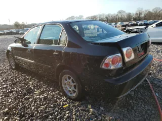 2000 Honda Civic DX with VIN 1HGEJ6629YL058330, listed as a Copart auction lot 45774655 with 201,050 mi miles and Salvage Title. Bid and sale history available at carsss.com. Image 2.