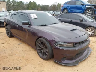 2021 Dodge Charger Scat Pack Widebody with VIN 2C3CDXGJ5MH579324, listed as a IAAI auction lot 41399676 with 77,156 mi miles. Bid and sale history available at carsss.com. Image 1.