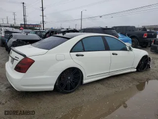 2009 Mercedes-Benz S-Class 5.5L V8 with VIN WDDNG71X89A280706, listed as a Copart auction lot 47773055 with 100,351 mi miles and Clean Title. Bid and sale history available at carsss.com. Image 3.