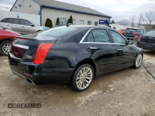 2014 Cadillac CTS Luxury RWD with VIN 1G6AR5SX9E0153908, listed as a Copart auction lot 47786675 with 157,989 mi miles and Salvage Title. Bid and sale history available at carsss.com. Image 3.
