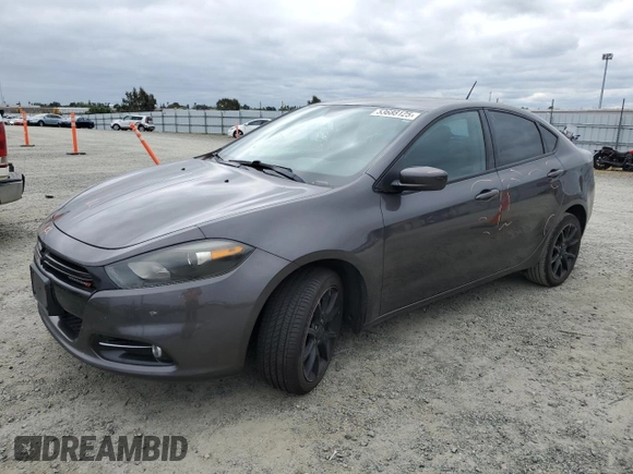 2015 Dodge Dart SXT with VIN 1C3CDFBB3FD119010, listed as a Copart auction lot 53688125 with 99,271 mi miles and Salvage Title. Bid and sale history available at DreamBid. Image 1.