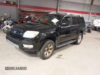 2005 Toyota 4Runner SR5 with VIN JTEBT14R258027168, listed as a IAAI auction lot 41392617 with 277,965 mi miles and . Bid and sale history available at DreamBid. Image 2.