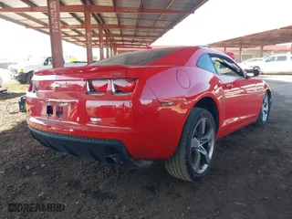 2012 Chevrolet Camaro 1LT with VIN 2G1FB1E37C9206030, listed as a IAAI auction lot 41259163 with 52,917 mi miles. Bid and sale history available at carsss.com. Image 4.