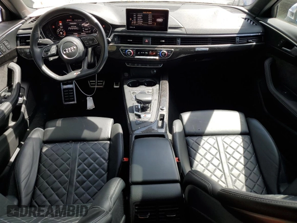 2018 Audi S4 Prestige with VIN WAUC4AF42JA013424, listed as a Copart auction lot 53519874 with 71,448 mi miles. Bid and sale history available at carsss.com. Image 8.