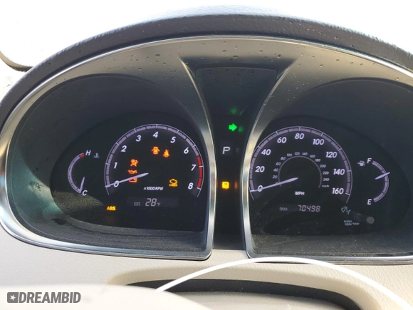 2012 Toyota Avalon with VIN 4T1BK3DB1CU474001, listed as a Copart auction lot 86588274 with 70,498 mi miles and Salvage Title. Bid and sale history available at carsss.com. Image 9.