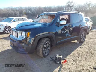 2016 Jeep Renegade Limited with VIN ZACCJADT1GPE09567, listed as a IAAI auction lot 41295278 with Not Provided miles and . Bid and sale history available at DreamBid. Image 2.