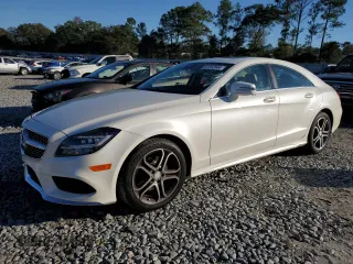 2015 Mercedes-Benz CLS-Class CLS 400 with VIN WDDLJ6FB6FA134607, listed as a Copart auction lot 81052544 with 132,840 mi miles and Salvage Title. Bid and sale history available at carsss.com. Image 1.