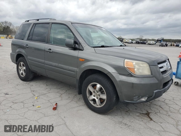 2008 Honda Pilot EX-L with VIN 5FNYF28738B009318, listed as a Copart auction lot 51648595 with 266,183 mi miles and Clean Title. Bid and sale history available at DreamBid. Image 4.