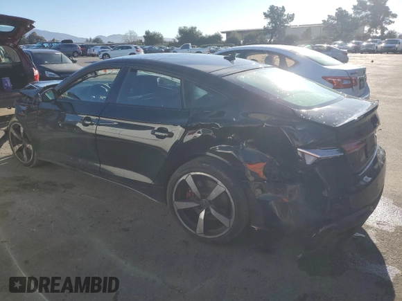 2023 Audi A5 Sportback S line Premium Plus with VIN WAUFACF50PA035943, listed as a Copart auction lot 82973253 with 13,012 mi miles. Bid and sale history available at carsss.com. Image 2.