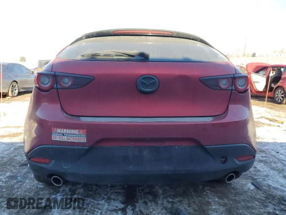 2022 Mazda Mazda3 Hatchback Premium with VIN JM1BPAML4N1502493, listed as a Copart auction lot 41916025 with 42,171 mi miles and Salvage Title. Bid and sale history available at carsss.com. Image 6.