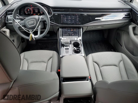 2023 Audi Q7 Premium Plus with VIN WA1LXBF78PD016100, listed as a Copart auction lot 55803915 with 21,947 mi miles and Salvage title. Bid and sale history available at DreamBid. Image 8.