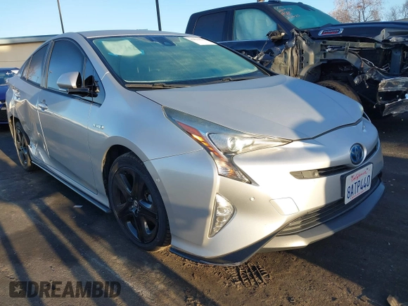 2017 Toyota Prius Two with VIN JTDKARFU3H3049806, listed as a IAAI auction lot 41811825 with 94,453 mi miles. Bid and sale history available at carsss.com. Image 1.