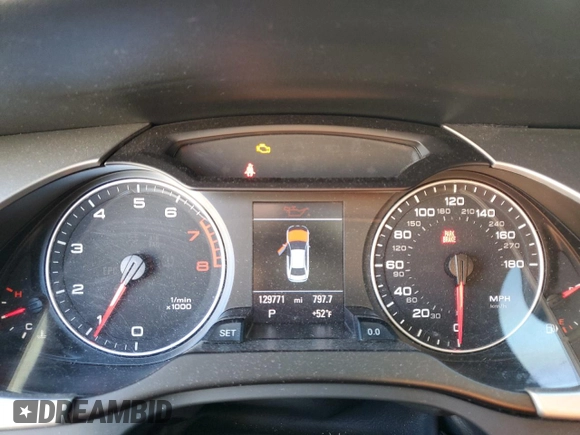2010 Audi A4 2.0T Prestige with VIN WAUKFAFL6AN047811, listed as a Copart auction lot 89069815 with 129,771 mi miles and Salvage Title. Bid and sale history available at carsss.com. Image 9.