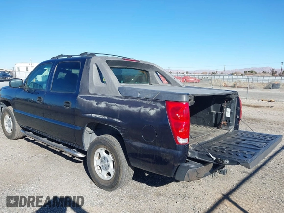 2004 Chevrolet Avalanche Z66 with VIN 3GNEC12T44G163138, listed as a IAAI auction lot 41347821 with 240,593 mi miles and . Bid and sale history available at DreamBid. Image 3.