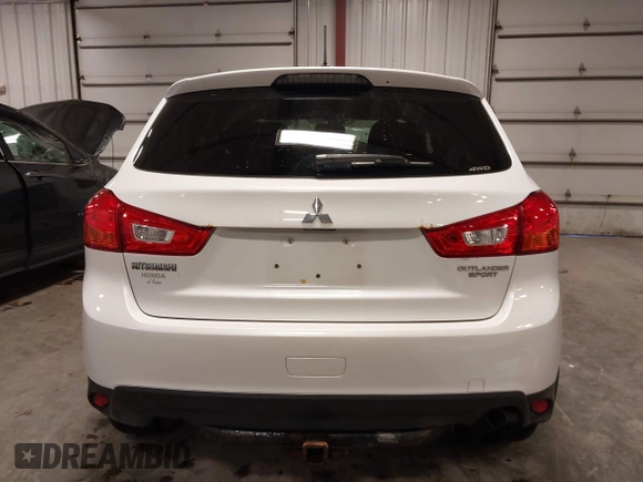 2014 Mitsubishi Outlander Sport ES with VIN 4A4AR3AU5EE028764, listed as a IAAI auction lot 41802229 with 109,250 mi miles. Bid and sale history available at carsss.com. Image 17.