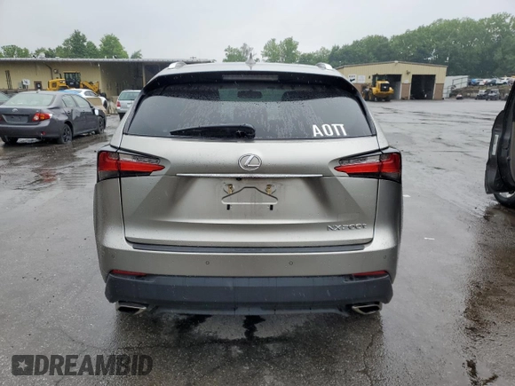 2015 Lexus NX 200t z VIN JTJBARBZ2F2018435, wystawiony jako Copart lot #59958515 z przebiegiem 95 641 mil mil oraz Szkoda całkowita • Salvage title. Historia ofert i sprzedaży dostępna na DreamBid. Obrazek 6.