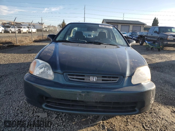 1998 Honda Civic DX with VIN 1HGEJ6221WL116188, listed as a Copart auction lot 47105105 with 50,017 mi miles and Salvage Title. Bid and sale history available at DreamBid. Image 5.