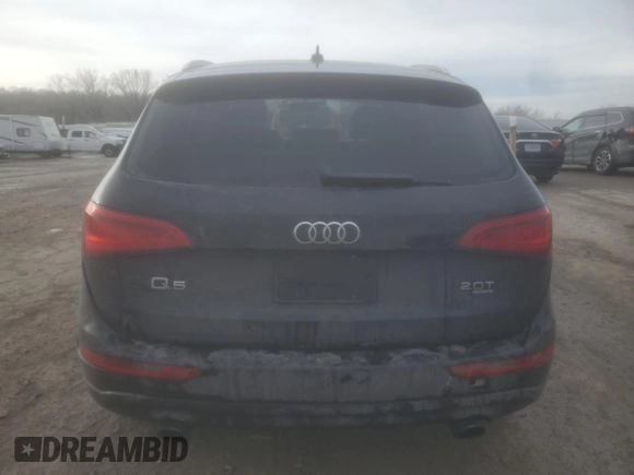 2014 Audi Q5 Premium Plus with VIN WA1LFAFP6EA020769, listed as a Copart auction lot 46146605 with 95,676 mi miles and Salvage Title. Bid and sale history available at carsss.com. Image 6.