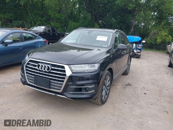 2018 Audi Q7 Prestige with VIN WA1VAAF76JD027530, listed as a IAAI auction lot 42684193 with 102,488 mi miles and . Bid and sale history available at DreamBid. Image 2.