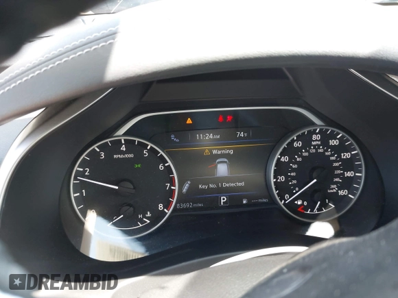 2017 Nissan Murano SL with VIN 5N1AZ2MH5HN202719, listed as a IAAI auction lot 42463161 with 83,692 mi miles and . Bid and sale history available at DreamBid. Image 7.