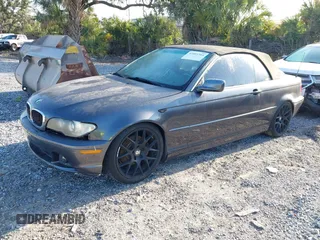 2006 BMW 3 Series 325Ci with VIN WBABW33416PX84855, listed as a IAAI auction lot 42001364 with 152,876 mi miles. Bid and sale history available at carsss.com. Image 2.