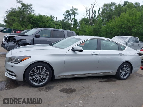2018 Genesis G80 3.8L with VIN KMHGN4JE6JU249619, listed as a IAAI auction lot 42586733 with 32,836 mi miles and . Bid and sale history available at DreamBid. Image 15.