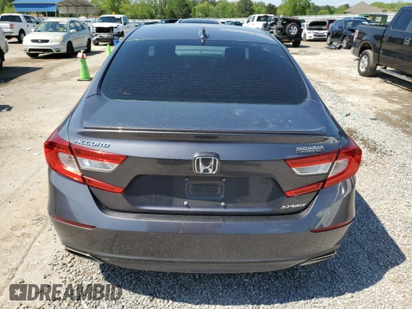 2019 Honda Accord Sport with VIN 1HGCV1F31KA080588, listed as a Copart auction lot 52053795 with 137,268 mi miles and Salvage Title. Bid and sale history available at DreamBid. Image 6.