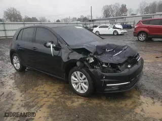 2020 Volkswagen Golf TSI with VIN 3VWG57AU9LM001110, listed as a Copart auction lot 83001594 with 69,436 mi miles and Salvage Title. Bid and sale history available at carsss.com. Image 11.