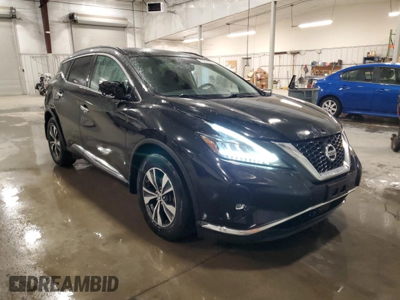 2019 Nissan Murano SL with VIN 5N1AZ2MS0KN120271, listed as a Copart auction lot 47218525 with 88,986 mi miles and Salvage Title. Bid and sale history available at DreamBid. Image 4.