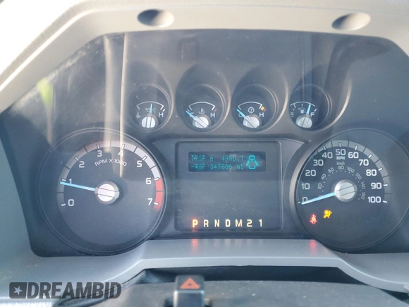 2015 Ford F-250 XLT with VIN 1FT7X2A60FED36803, listed as a Copart auction lot 46367905 with 347,666 mi miles and Salvage title. Bid and sale history available at DreamBid. Image 9.
