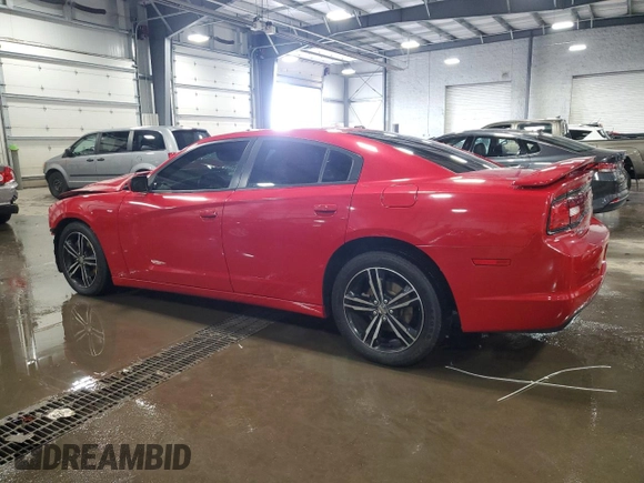 2014 Dodge Charger SXT Plus with VIN 2C3CDXJG2EH152679, listed as a Copart auction lot 46623925 with 137,878 mi miles and Salvage Title. Bid and sale history available at carsss.com. Image 2.
