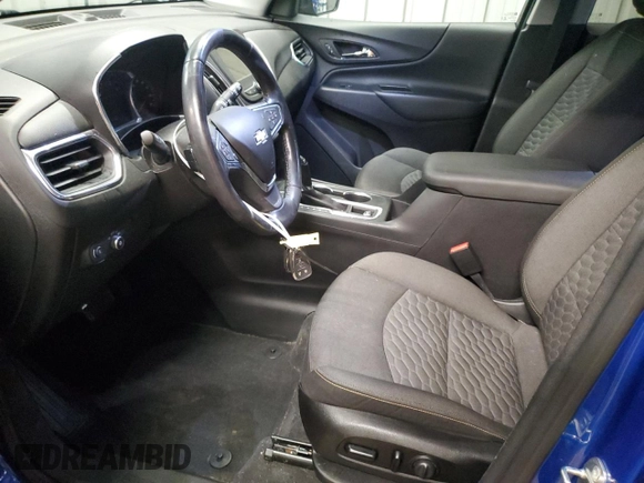 2019 Chevrolet Equinox LT with VIN 3GNAXUEV0KS547624, listed as a Copart auction lot 51081305 with 53,188 mi miles and Salvage Title. Bid and sale history available at carsss.com. Image 7.