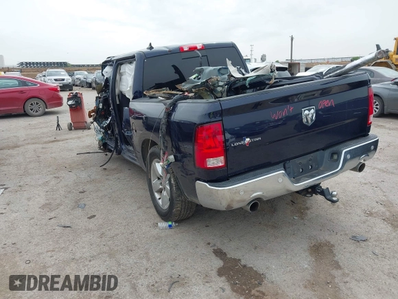 2016 Ram 1500 Lone Star with VIN 1C6RR6LT6GS159181, listed as a IAAI auction lot 41945881 with Not Provided miles and . Bid and sale history available at DreamBid. Image 3.