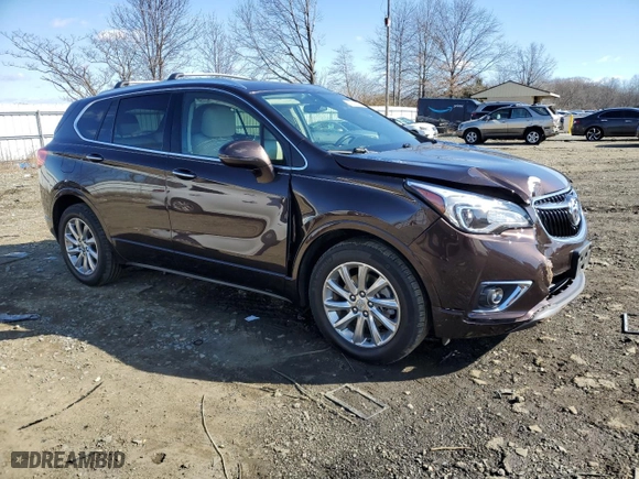 2020 Buick Envision Essence with VIN LRBFX2SAXLD013423, listed as a Copart auction lot 47958405 with 61,243 mi miles and Salvage Title. Bid and sale history available at carsss.com. Image 4.