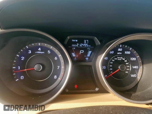 2013 Hyundai Elantra GLS с VIN 5NPDH4AE7DH433853, выставлен на аукционе Copart как лот 60228915 с пробегом 212 495 миль миль и Списание • Salvage title. История ставок и продаж доступна на DreamBid. Изображение 9.