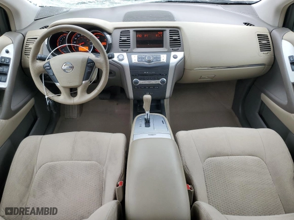 2010 Nissan Murano S with VIN JN8AZ1MU1AW000735, listed as a Copart auction lot 49690575 with 69,592 mi miles and Salvage Title. Bid and sale history available at carsss.com. Image 8.