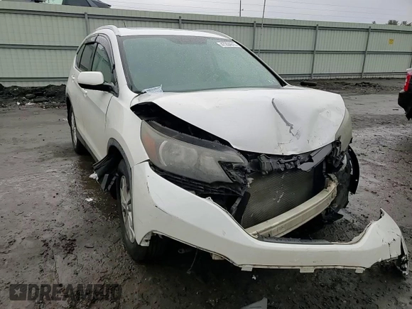 2012 Honda CR-V EX-L with VIN 5J6RM4H75CL051253, listed as a Copart auction lot 47204915 with 0 mi miles and Salvage Title. Bid and sale history available at carsss.com. Image 12.