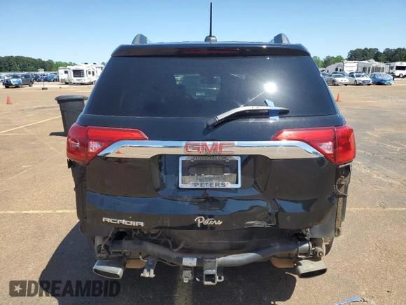 2017 GMC Acadia Denali with VIN 1GKKNPLS9HZ124540, listed as a Copart auction lot 52907425 with 199,514 mi miles and Salvage title. Bid and sale history available at DreamBid. Image 6.