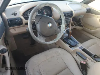 2000 BMW Z3 2.5L with VIN 4USCH9342YLG03581, listed as a Copart auction lot 75429884 with 122,439 mi miles and Salvage Title. Bid and sale history available at carsss.com. Image 8.