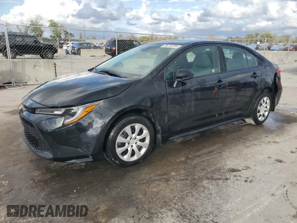 2021 Toyota Corolla LE with VIN 5YFEPMAE9MP161218, listed as a Copart auction lot 86722254 with 42,913 mi miles and Salvage Title. Bid and sale history available at carsss.com. Image 1.