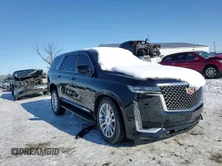 2021 Cadillac Escalade Premium Luxury z VIN 1GYS4CKL6MR486671, wystawiony jako Copart lot #89207425 z przebiegiem Nie podano mil oraz Szkoda całkowita • Salvage title. Historia ofert i sprzedaży dostępna na DreamBid. Obrazek 12.